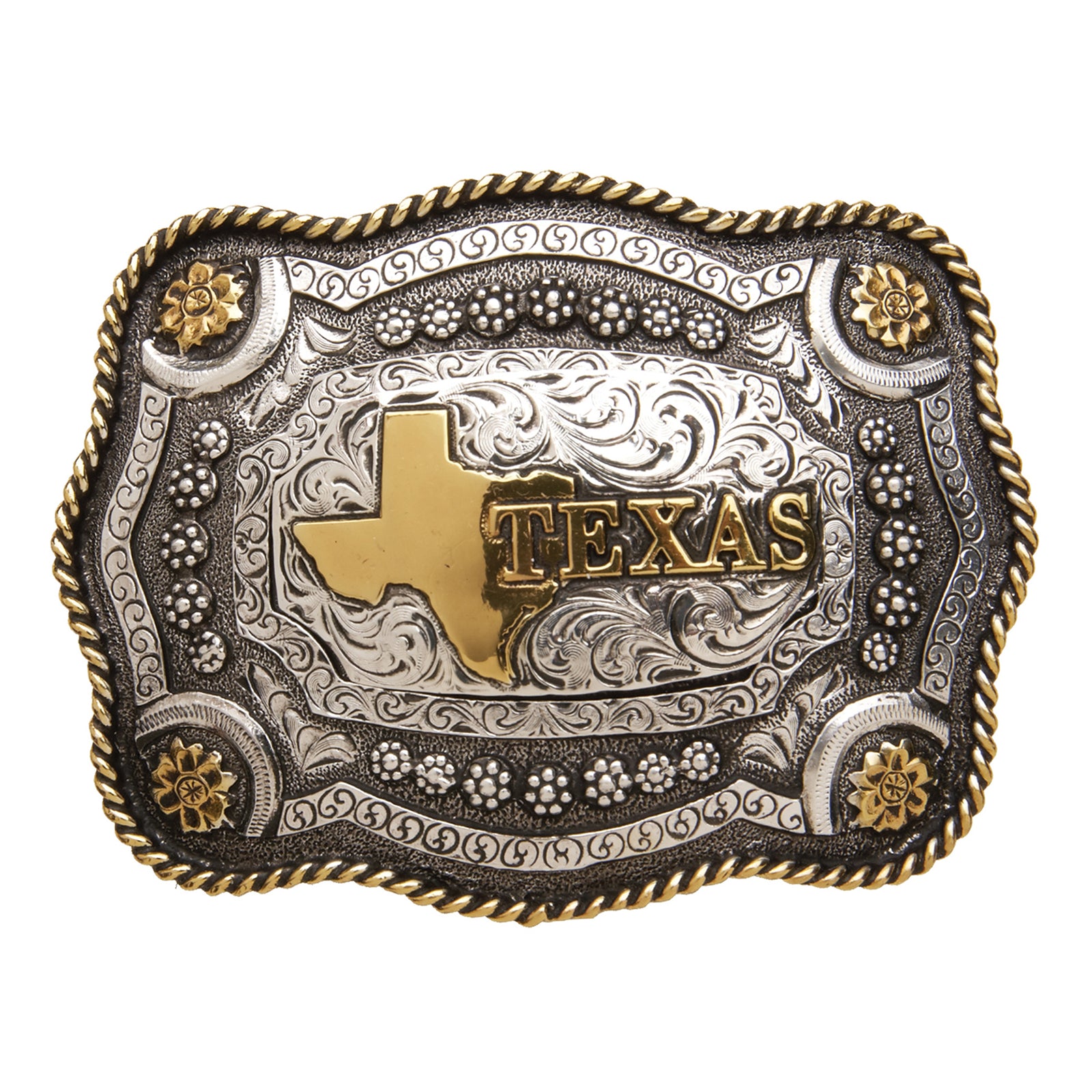 Kids’ 1 1/4 Texas Ranger Buckle with Double Stitch Belt