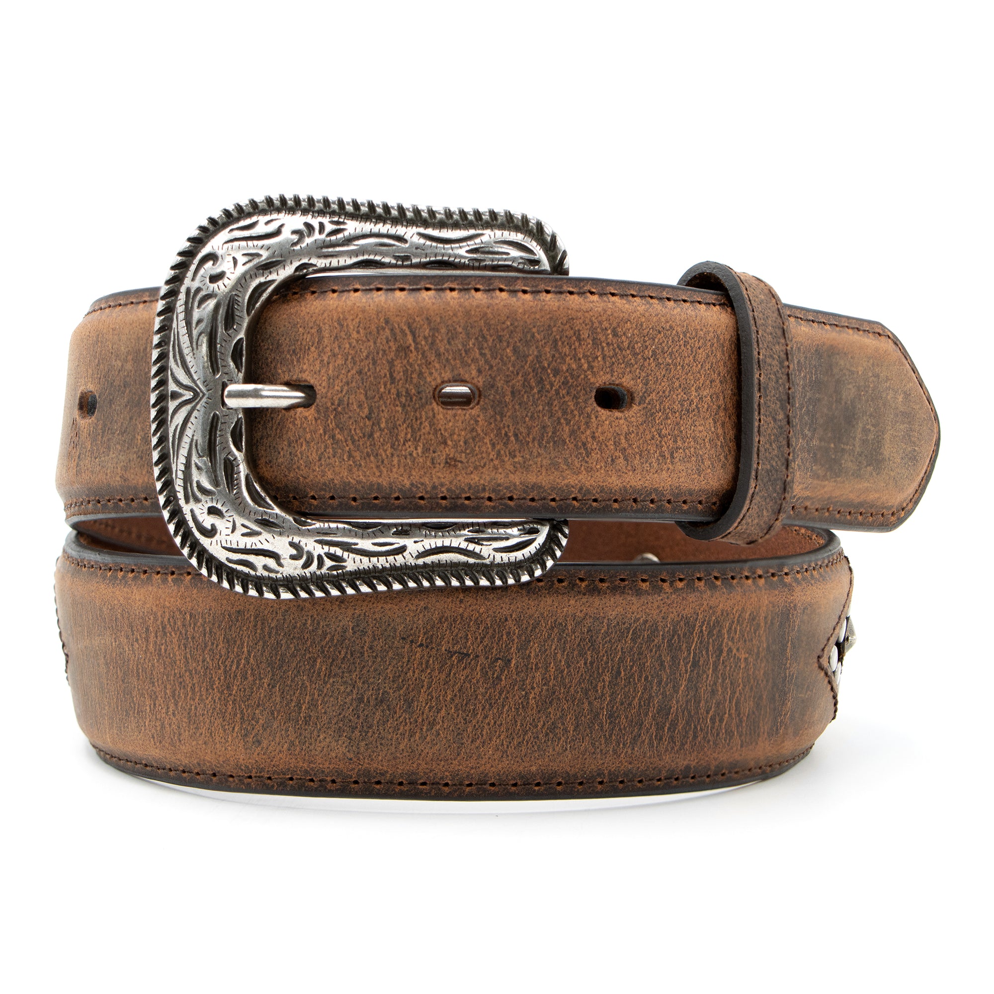 1 1/2 Shot Gun Shell Plaque Buckle Belt - AndWest