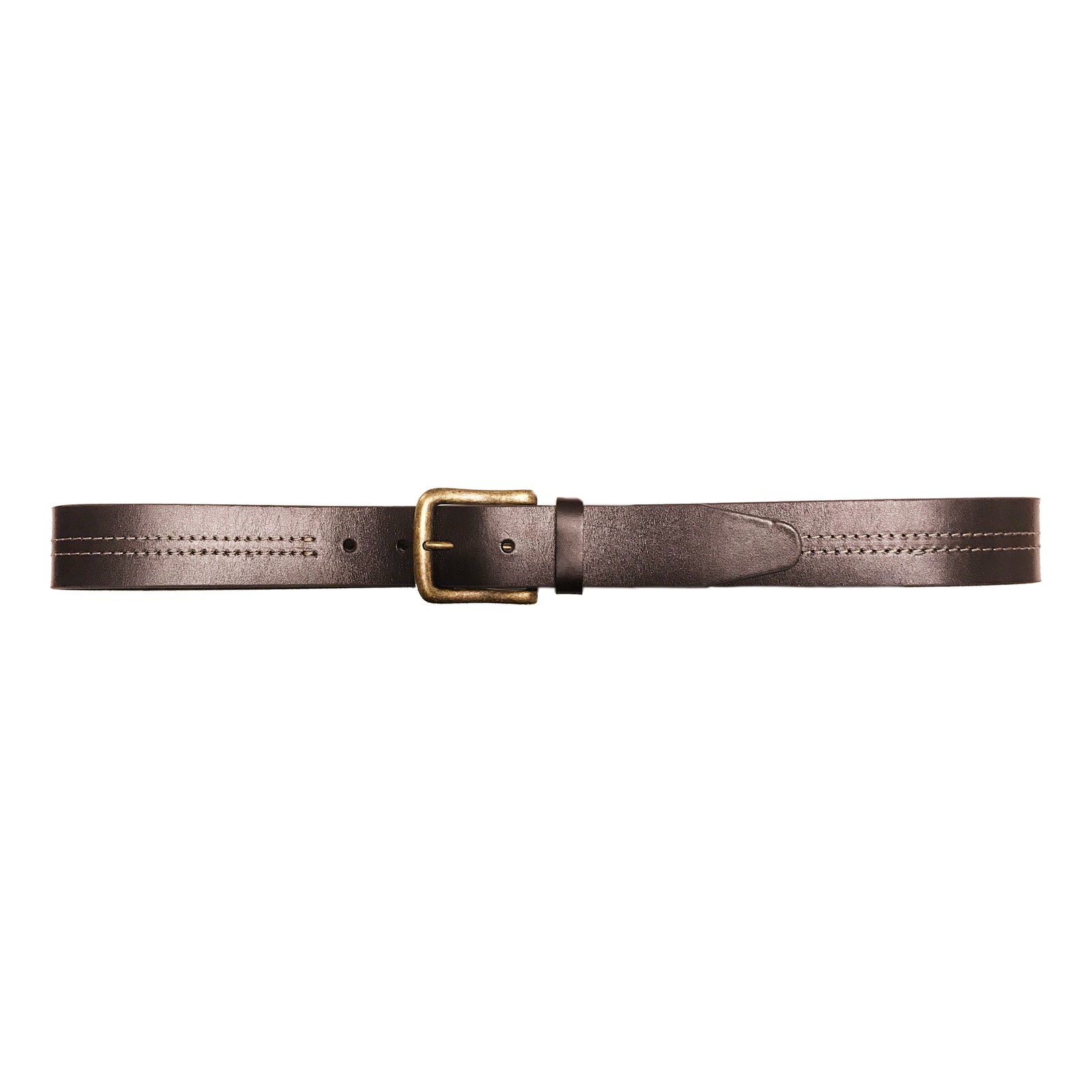 1 5/8 Wide Double Subtle Contrast Stitch Belt