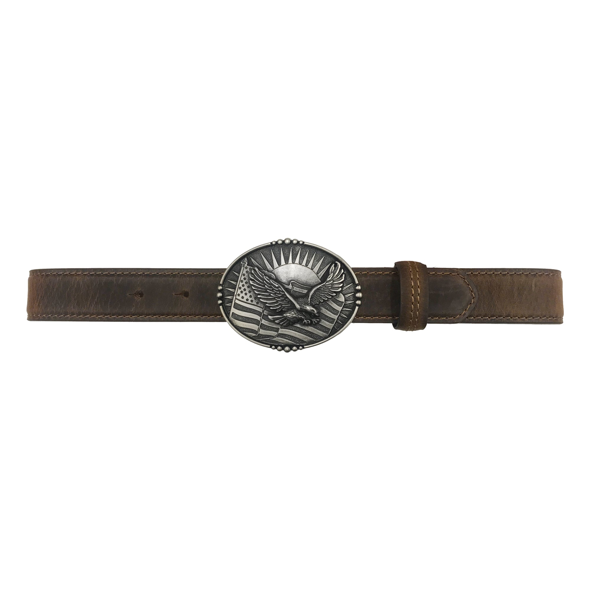 1 1/2 Scalloped Longhorn Western Buckle Belt - AndWest