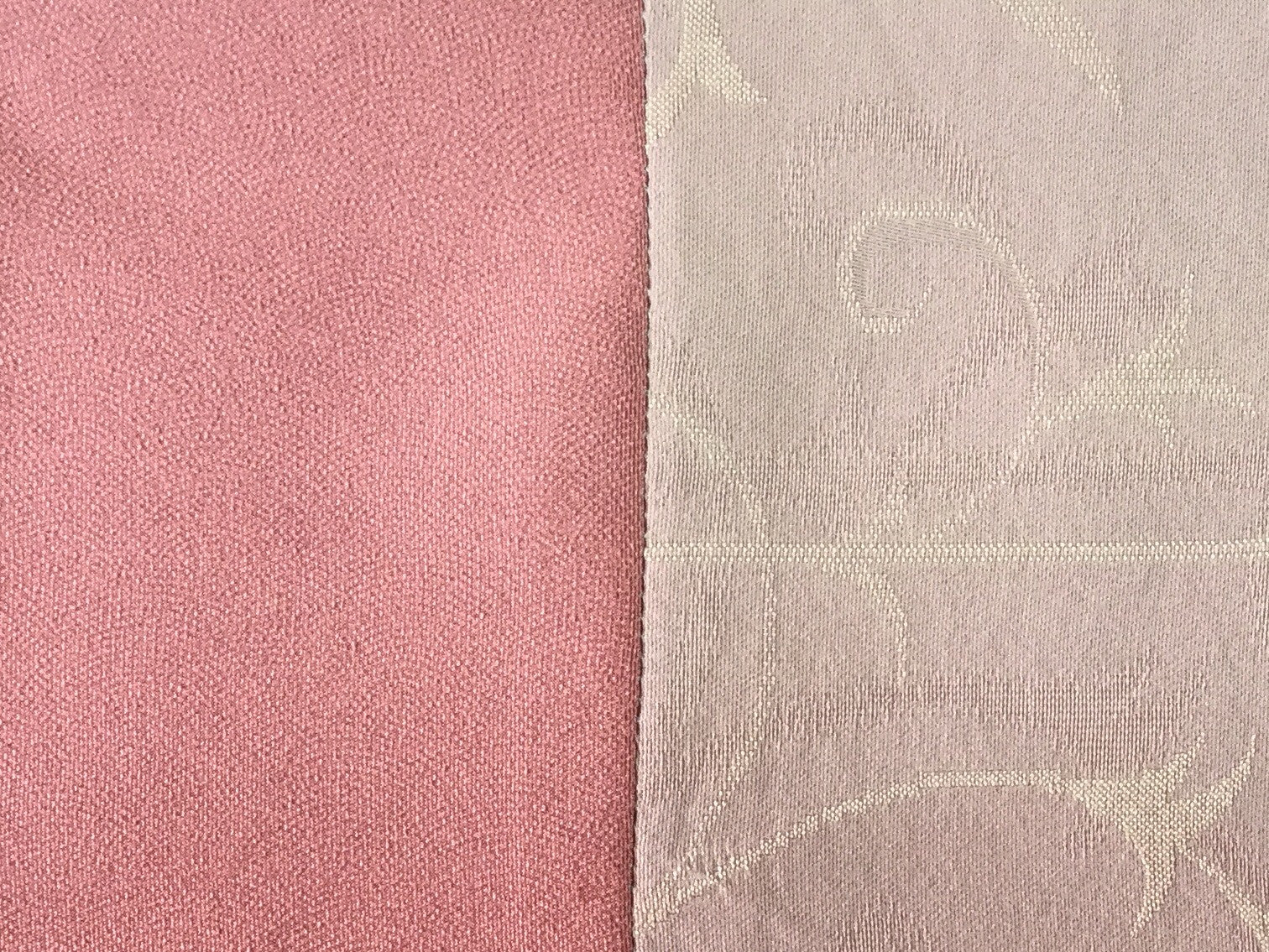 Straight Scarf Mauve Pink ストレートスカーフ ピンク 薄ピンク 模様 Megumi Project