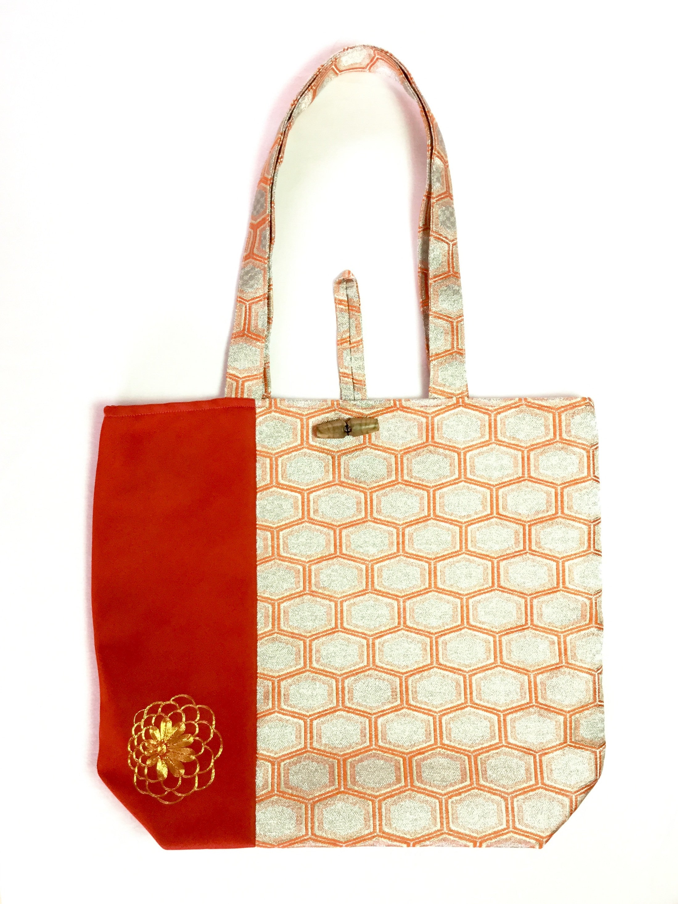 Tote Bag A Golden Flower トートバッグ 金色に輝く花 Megumi Project