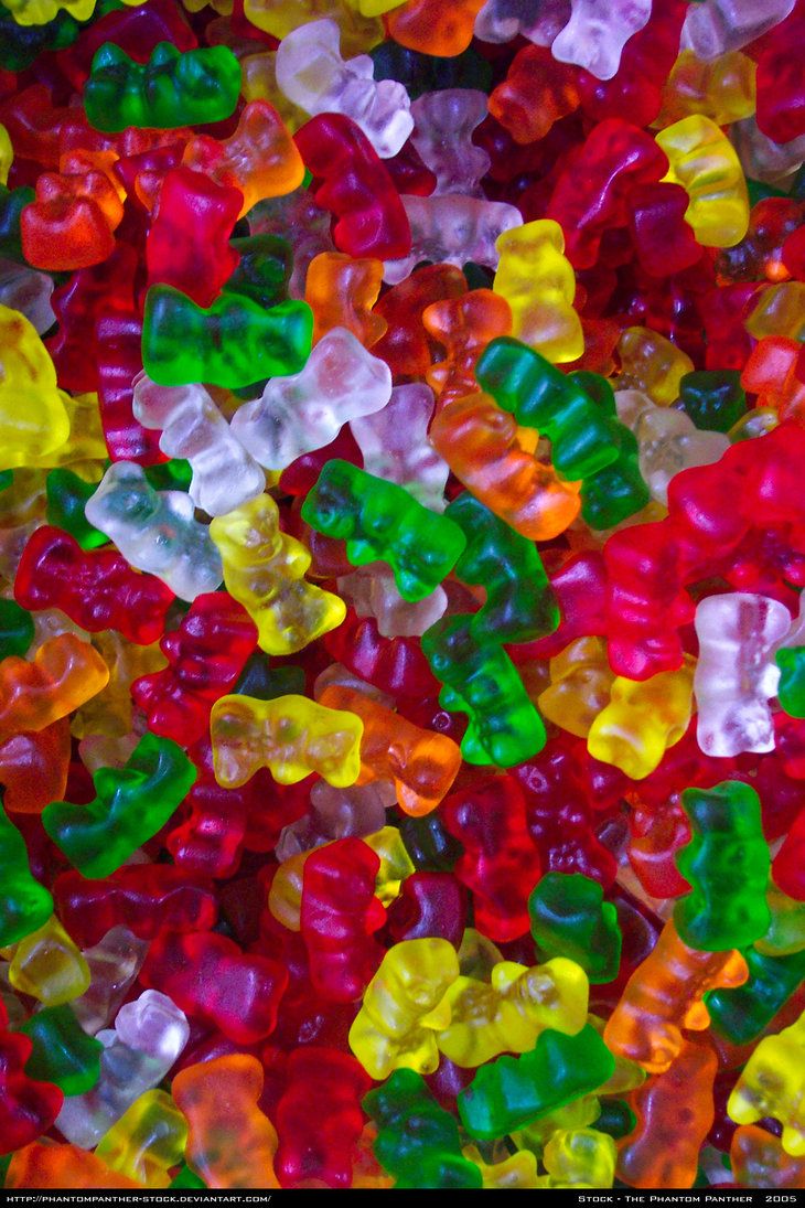 Bright Colourful Gummy Bears Yummy And Delicious Healthier Sugarfr Mesonuts