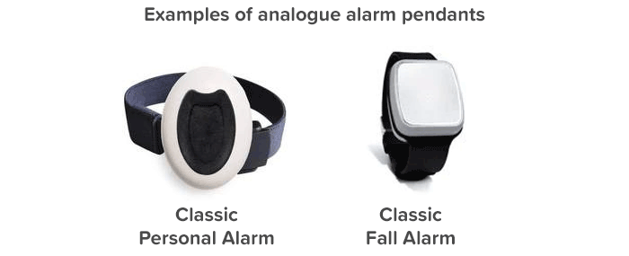 Analogue alarm pendants