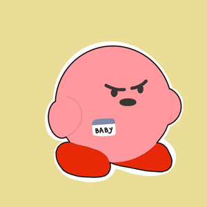 Kirby Baby vinyl sticker – oh-ily