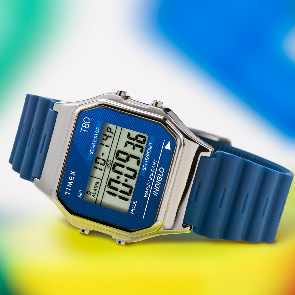 Timex T80 Digital 34mm Stainless Steel Band – Timex Philippines