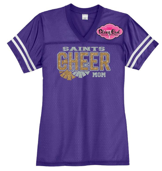 Wildcat Cheer Mom Replica Football Jersey