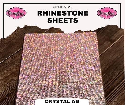 Rhinestone Adhesive Sheets - Aquamarine – Bling Owl Creations