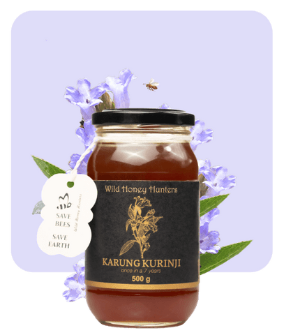 Black Kurunji - 100% Raw Organic Wild Honey
