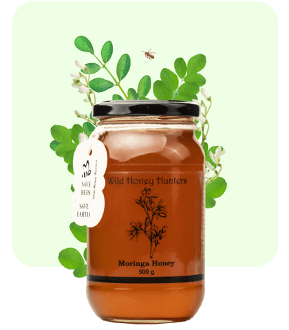 Moringa Honey - 100% Raw Organic Wild Honey