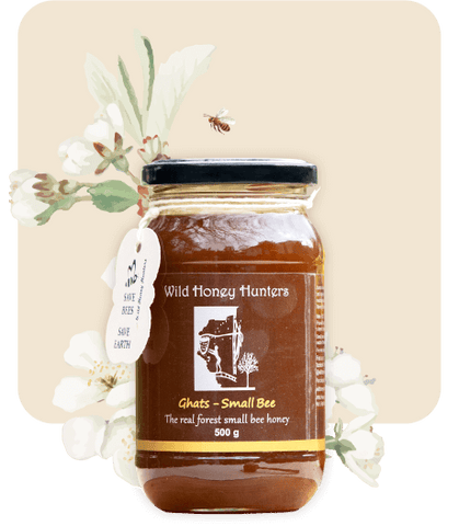 Small Bee Honey - 100% Raw Organic Wild Honey