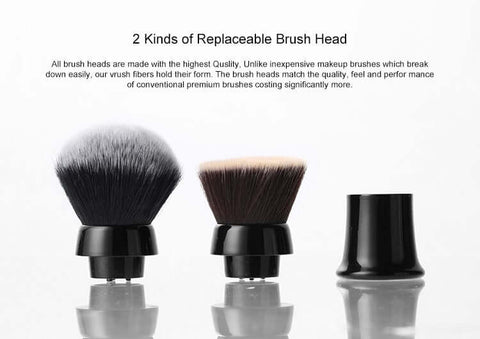 Replaceable makeup brush  Electric rechargeable | Emassk Global