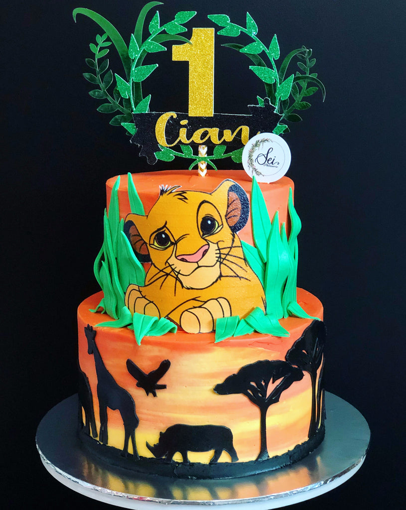 lion king tier cake