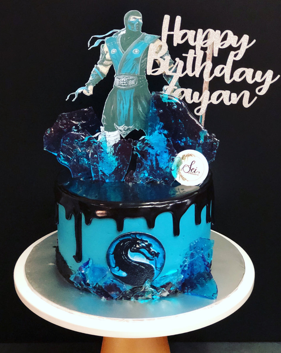 Mortal Kombat Sub Zero Cake – Sei Pâtisserie