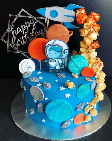 Acrylic Space Shuttle Circle Cake Topper Party Decoration for Wedding |  NineLife - United Kingdom