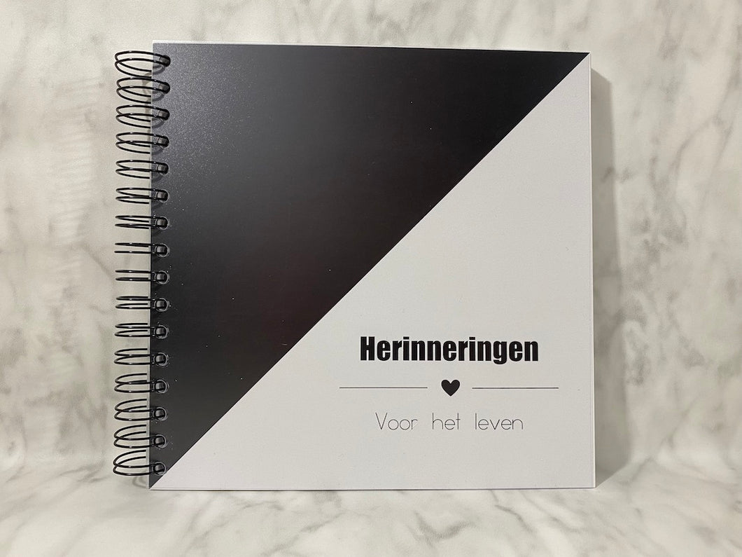 had het niet door Leonardoda Verlichting Fotoboek 'herinneringen voor het leven' ZWART – Studijoke