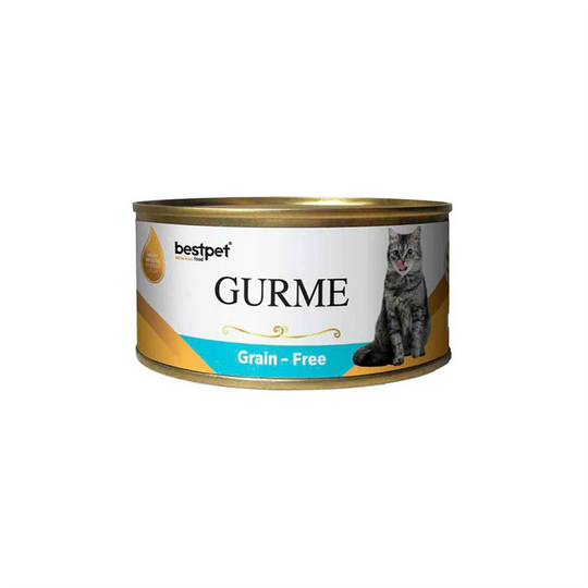 Bestpet Gurme Wet Food with Tuna & Anchovy - For Adult Cats 100g Image 1