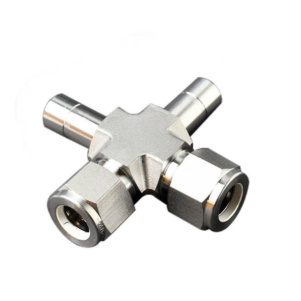 1/2 Dual Stub Tee, Compression Fittings Tube Stub