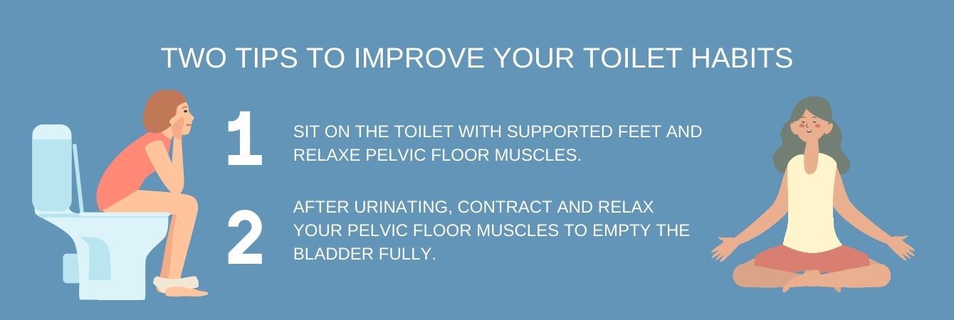 Two tips to Improve your toilet habits