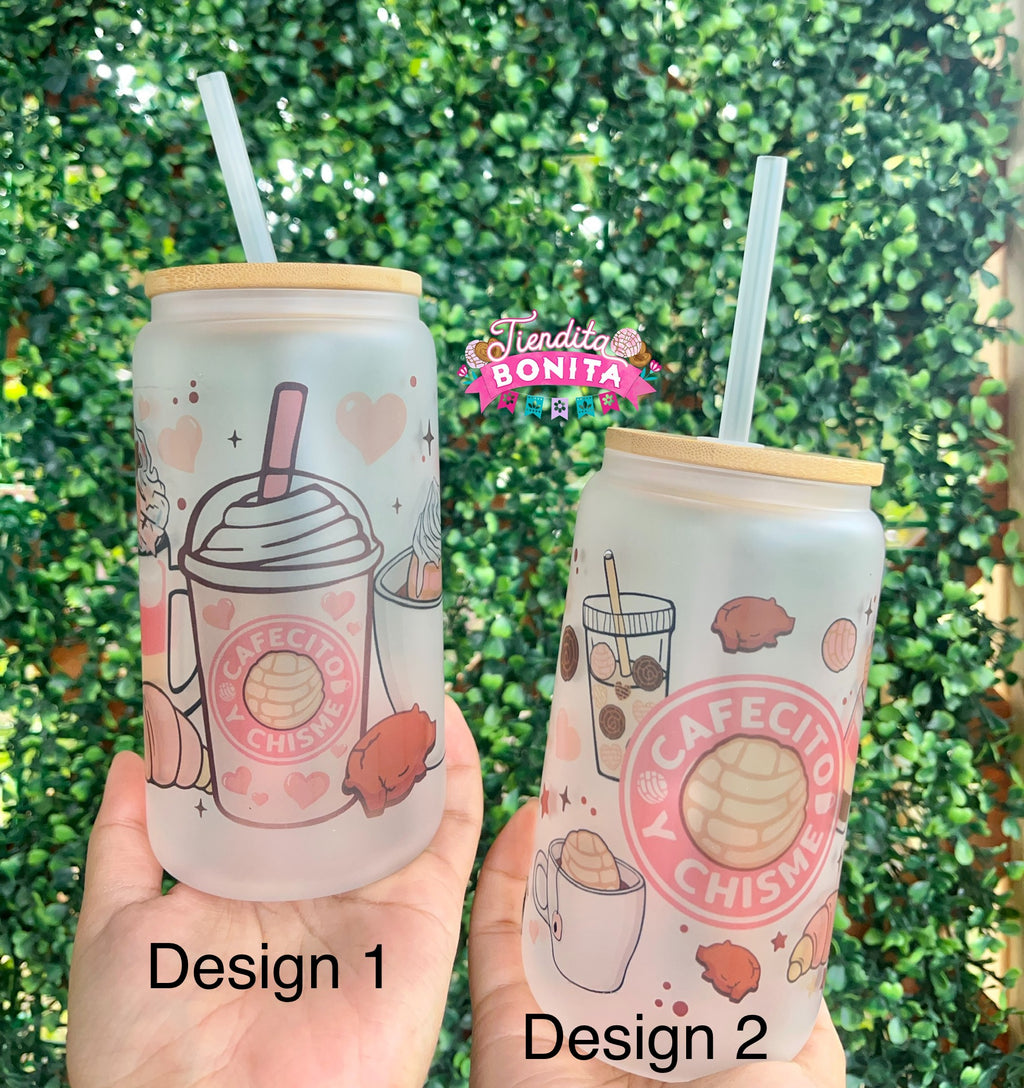 Cafecito Y Chisme Cold Cup – MariROsa Craft Shop