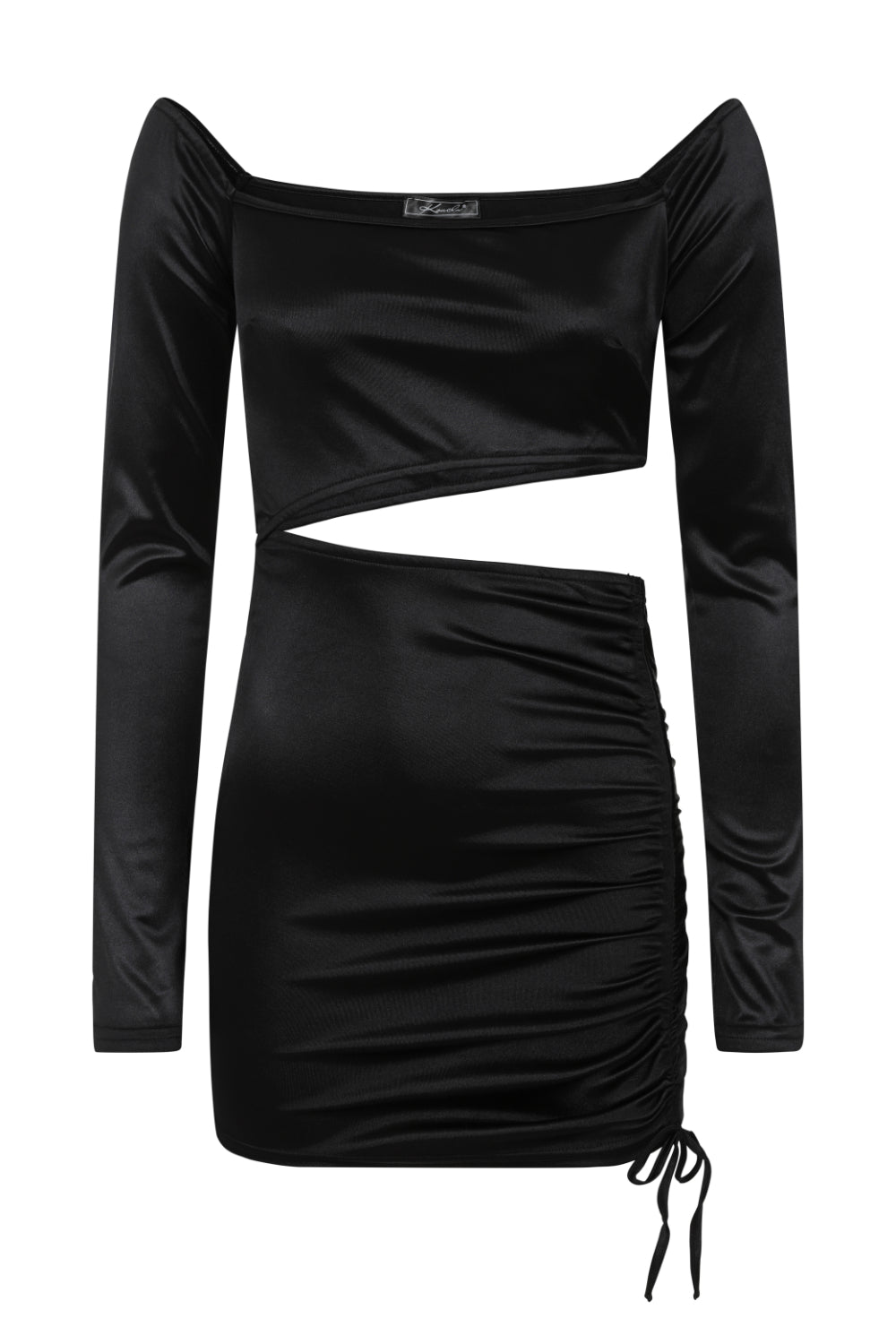 Crushin Hearts Black Corset Hook & Eye Plunge Velvet Dress – Nazz Collection
