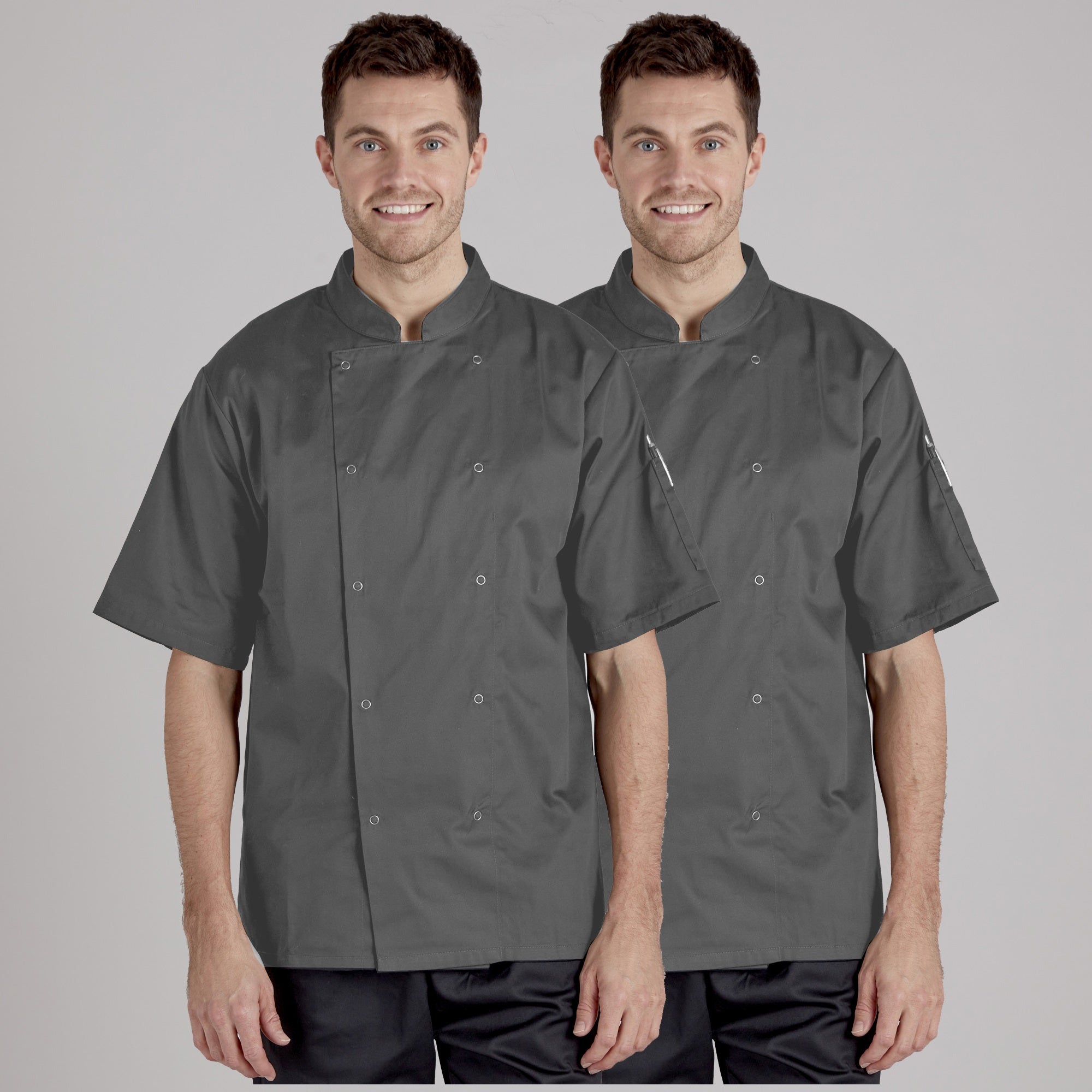 Proluxe Professional Chefs Jacket - Short Sleeve - Unisex - White