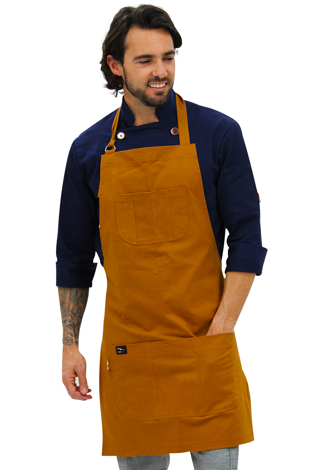 PARA CHEF BRAVO. mandiles, pantalones para chef, pantalones jogger, bordados con tu propio logotipo, uniformes para cocinero, puedes con los accesorios por ejemplo gorros para chef conocido como