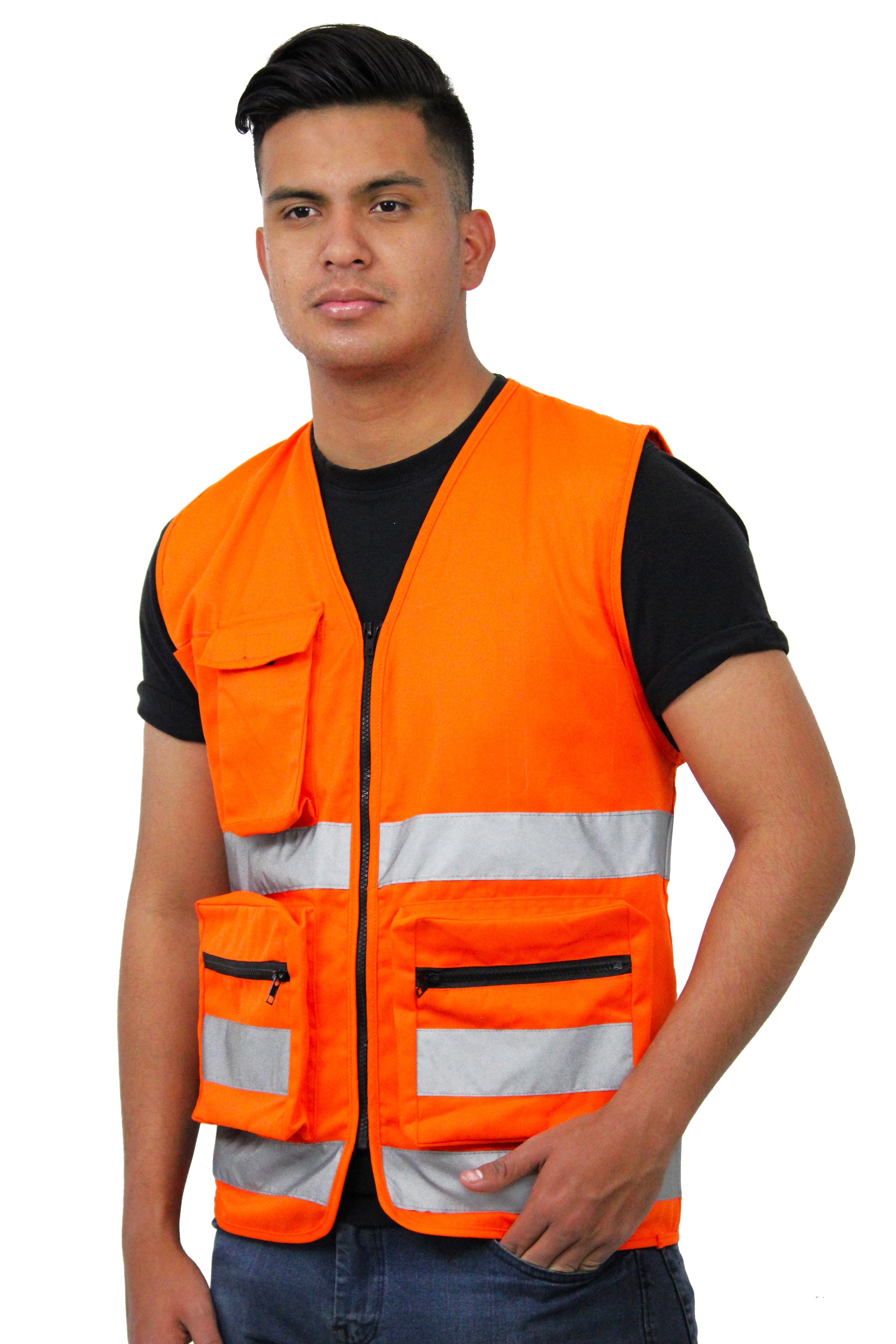 Chaleco de seguridad para hombre y mujer, ropa de trabajo