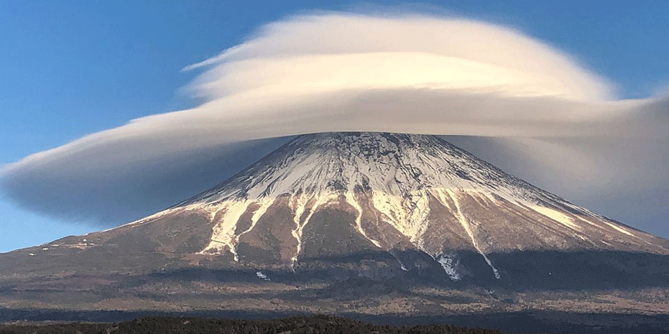 Mount Fuji is the most sacred mountain in Japan