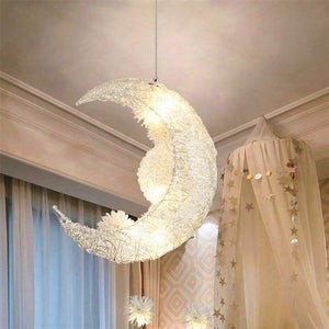 moon and stars hanging lamp