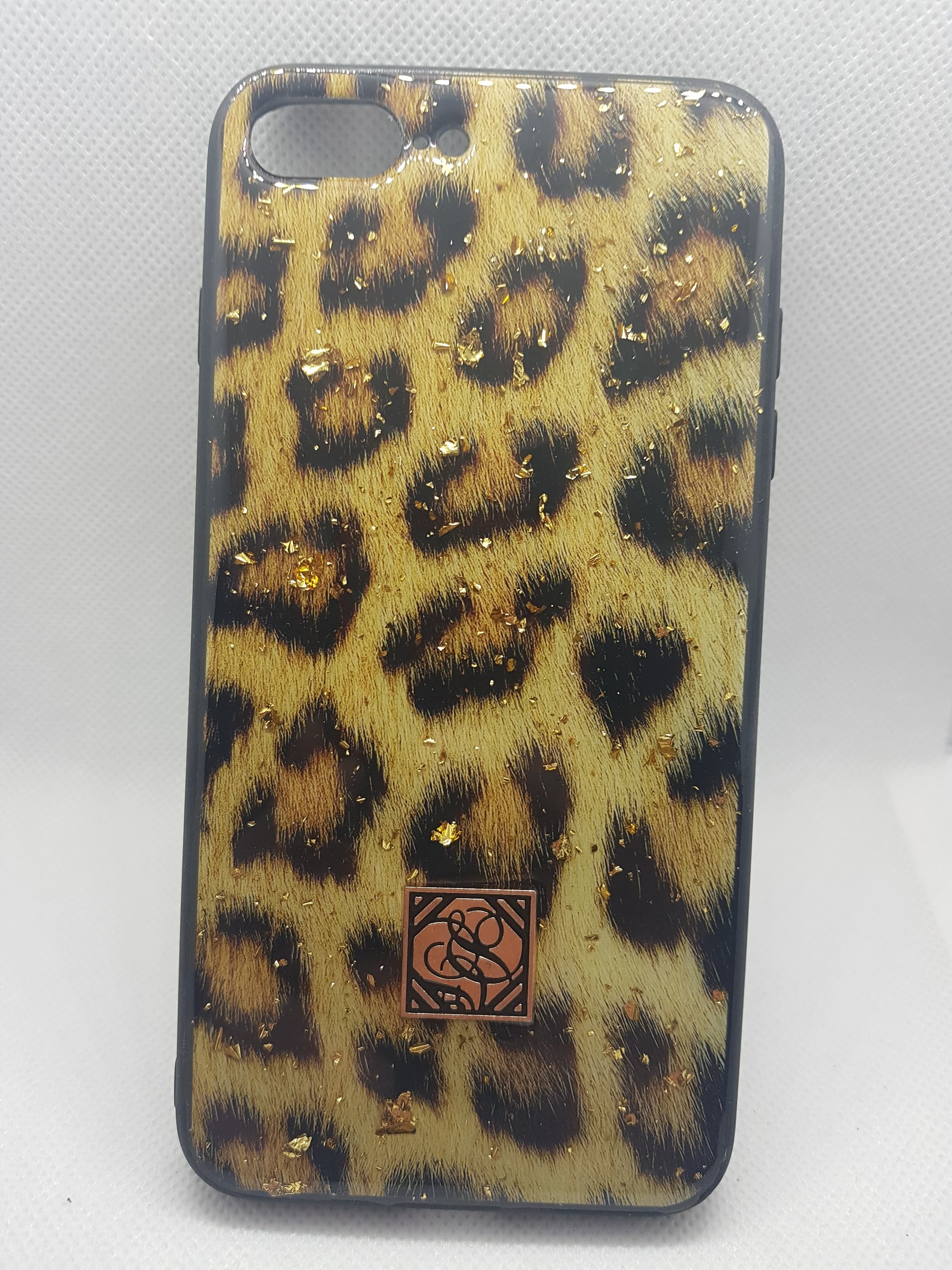 Materialisme meester struik iPhone 7 plus/ 8 Plus hoesje tijger luipaaar panter print case achterk –  David Telecom