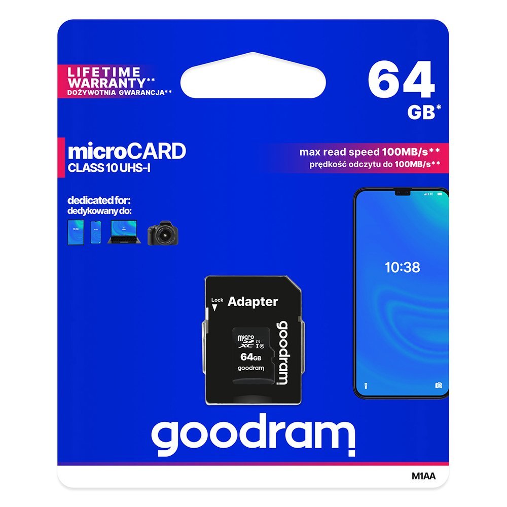 Overtreffen lekken Uiterlijk Goodram 64GB SD kaart geheugenkaarten data traverler – David Telecom