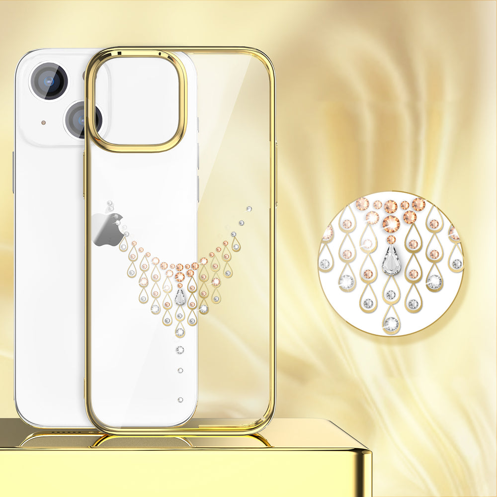 iPhone Pro hoesje Kingxbar Sky Series luxury case with Swarovski cr – David Telecom