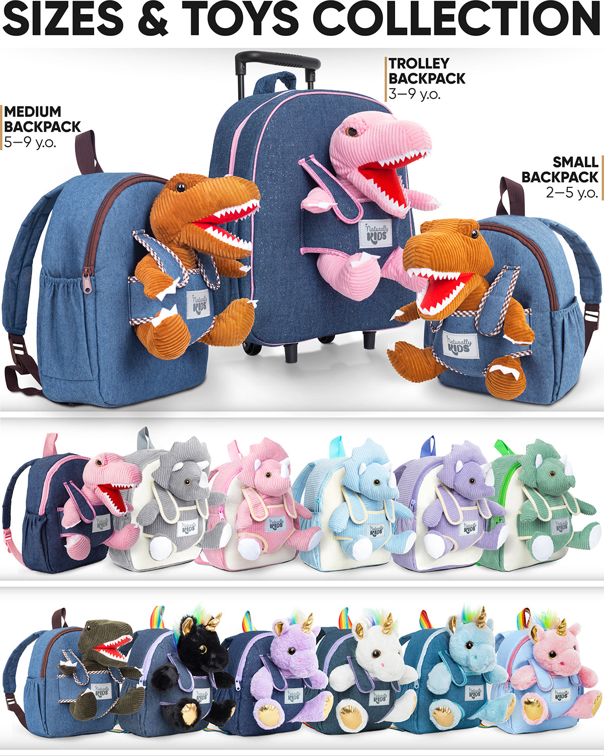 17-inch Dinosaur Backpack Bundle