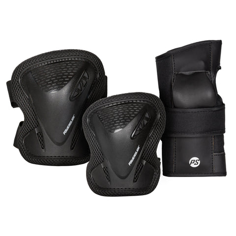 ONTYZZ Protections de Roller Adulte Adolescent Genouillère Set