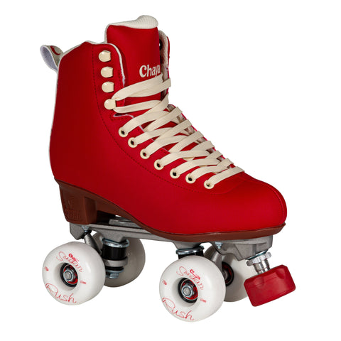 red roller skates