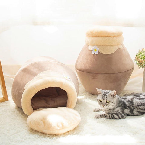 FluffNest Cat Foldable Cushion Bed