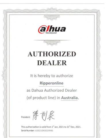 dahua authorised distributor