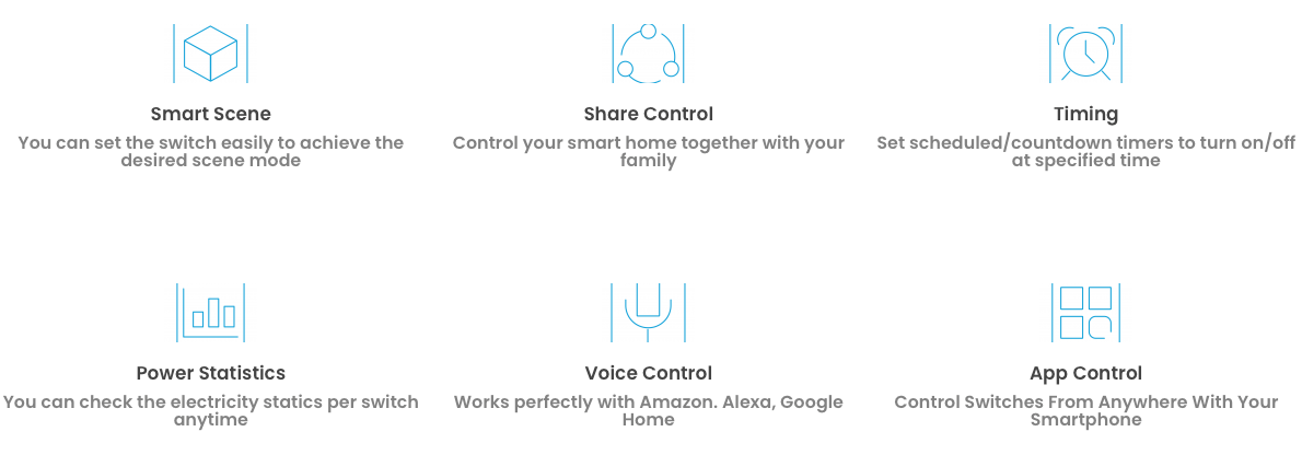 wifi smart 1 gang switched socket with 1 usb outlet features