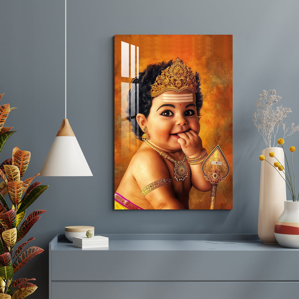 Buy Cute Bala Murugan Acrylic Wall Art Online @ Best Price in ...