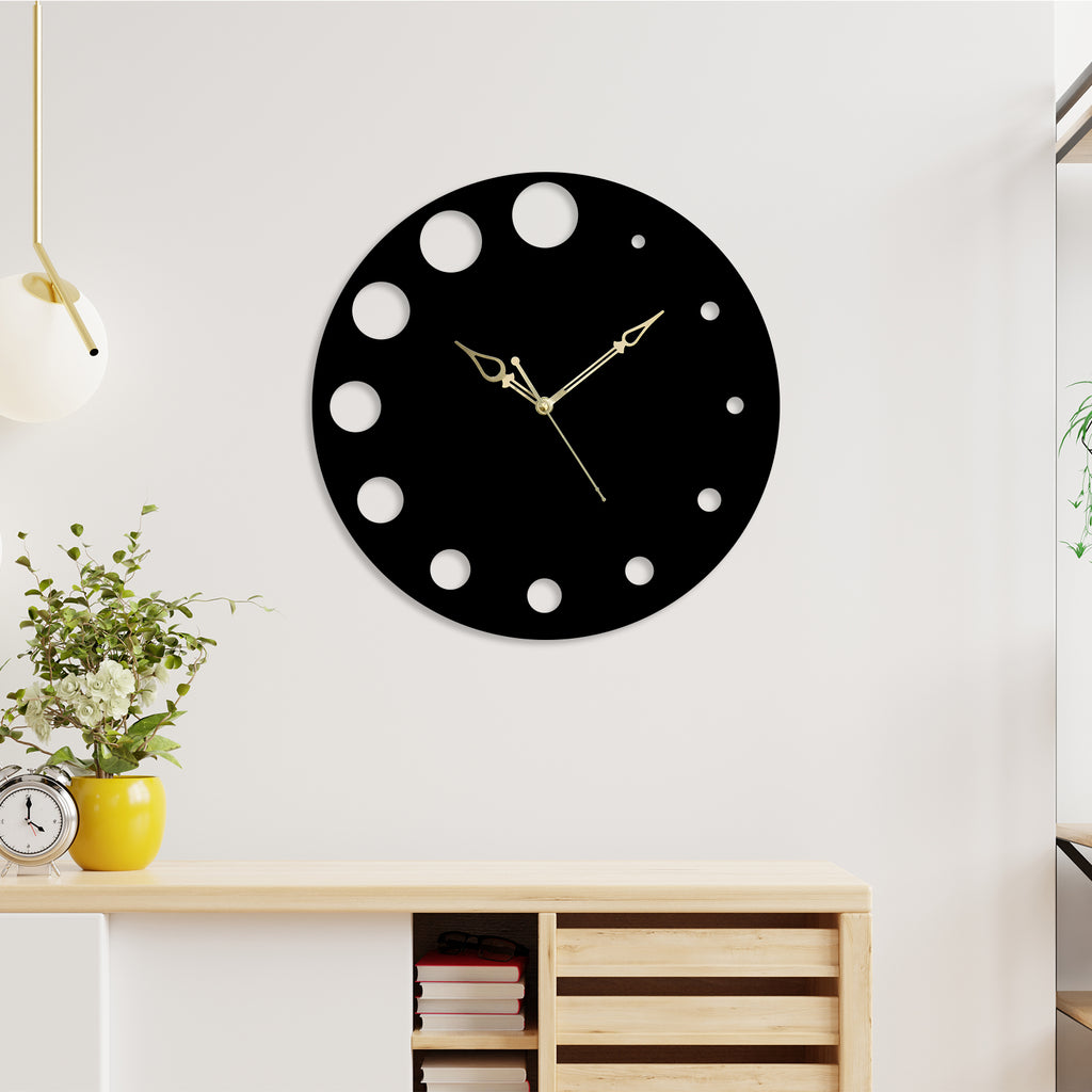 Buy Premium Round Metal Wall Clock Online @ Low Price – The Next Decor