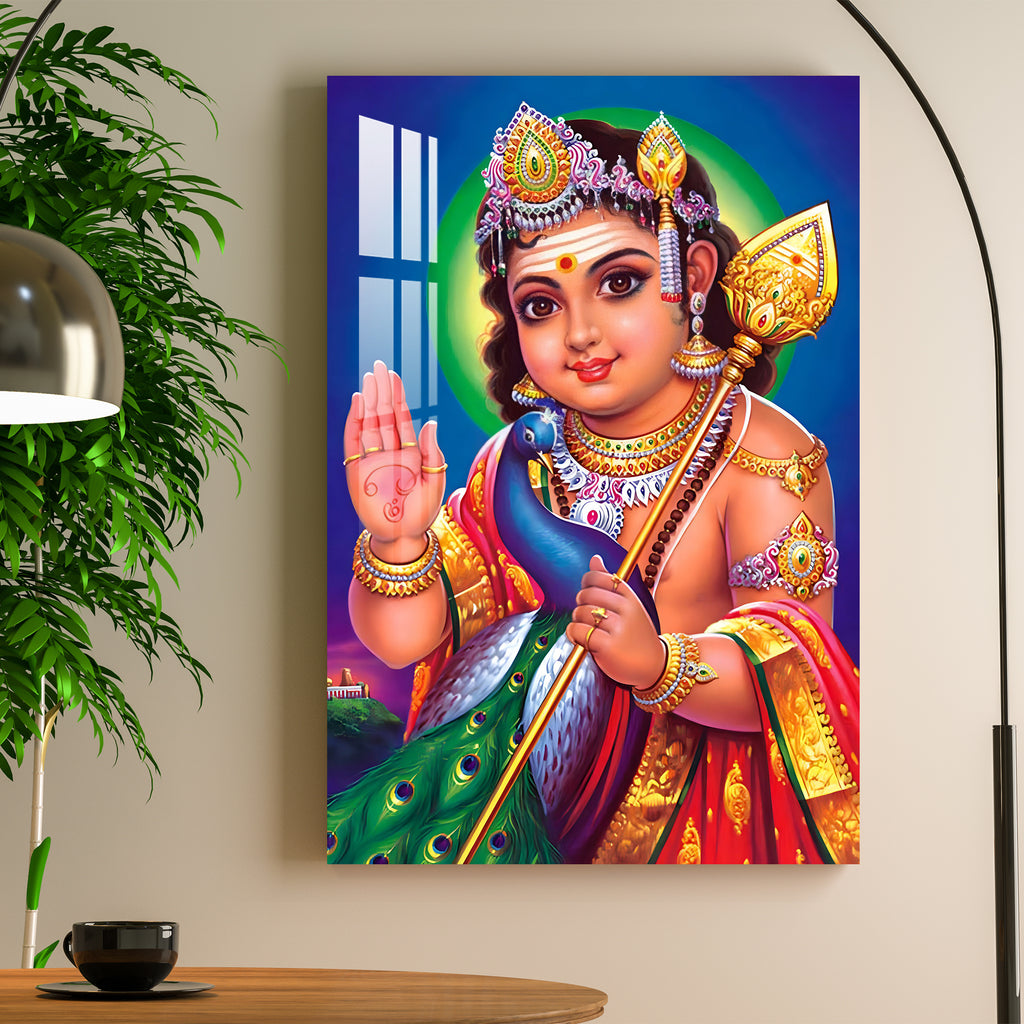 Buy God Bala Murugan Acrylic Wall Art Online @ Best Price in India ...