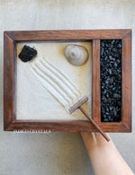 Load image into Gallery viewer, Indigo Crystals Zen Garden | Walnut

