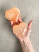 Load image into Gallery viewer, Orange Selenite Polished | Heart
