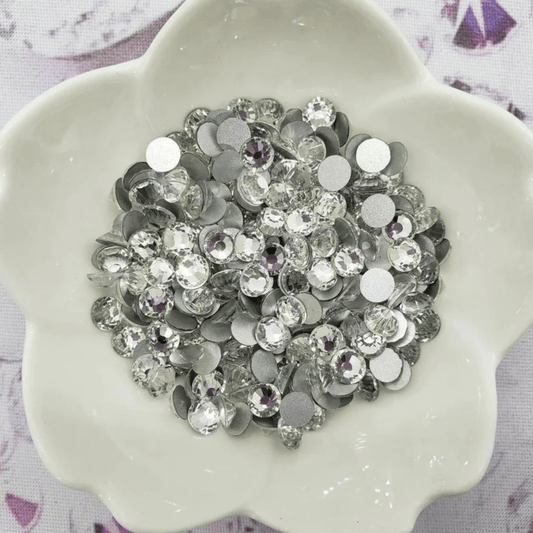 KiraKira™ Glass Rhinestones - TRANSPARENT AB