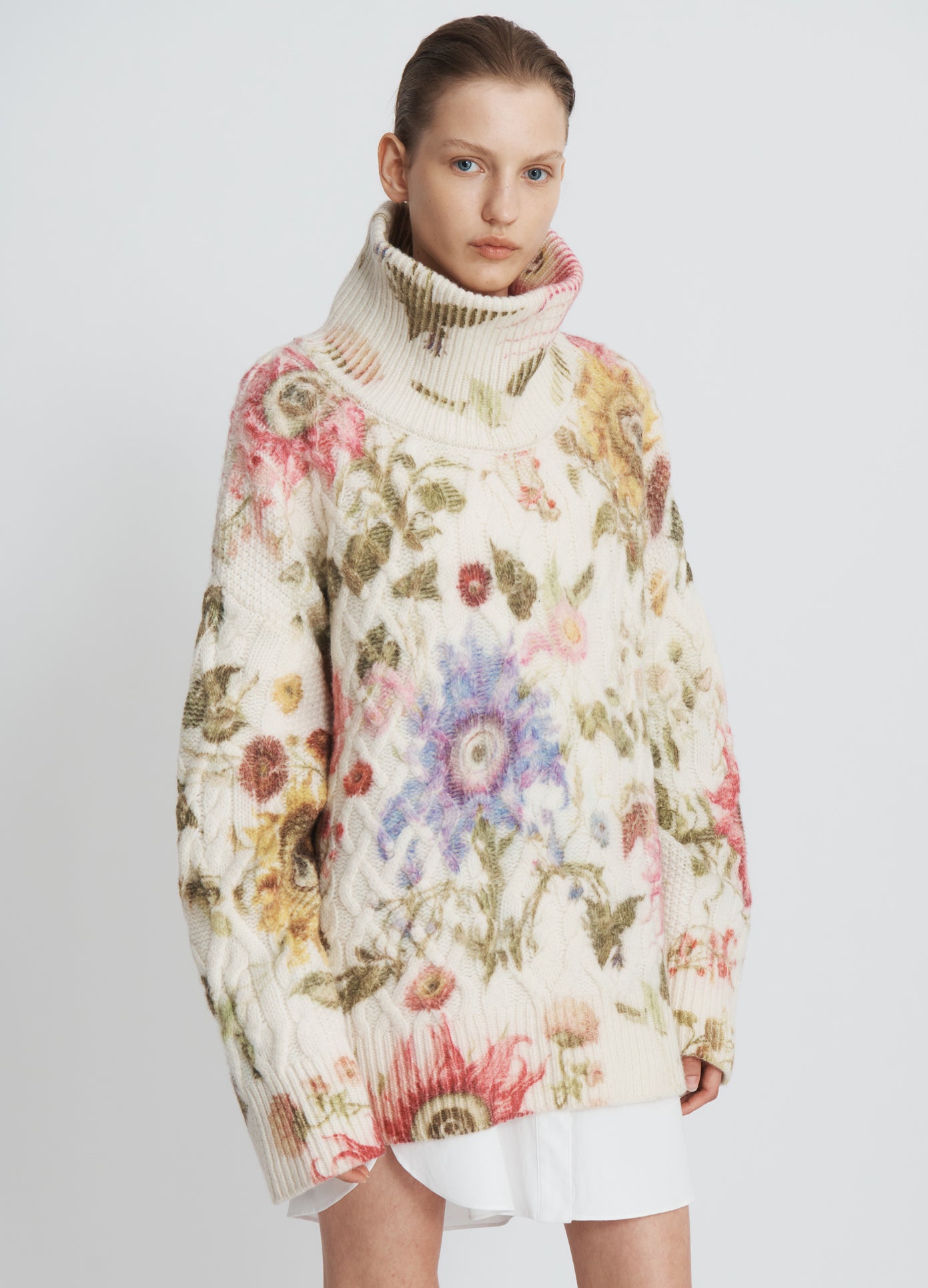 Chunky Floral Sweater - MONSE product image