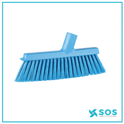 Vikan - 5665 - Dustpan Set, Closable with Broom, 350mm, Medium - SOS Hygiene