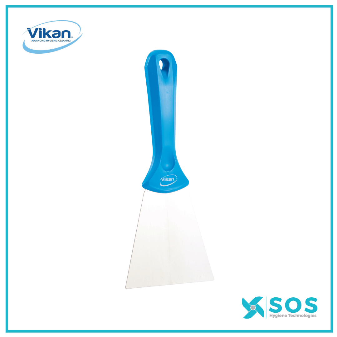 Vikan - 4185 - Narrow Cleaning Brush with Long Handle, 420mm, Hard