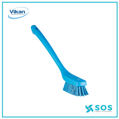 Vikan 41902 Short Handle Utility Brush- Medium, Green