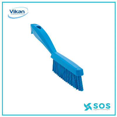 Vikan - 4185 - Narrow Cleaning Brush with Long Handle, 420mm, Hard